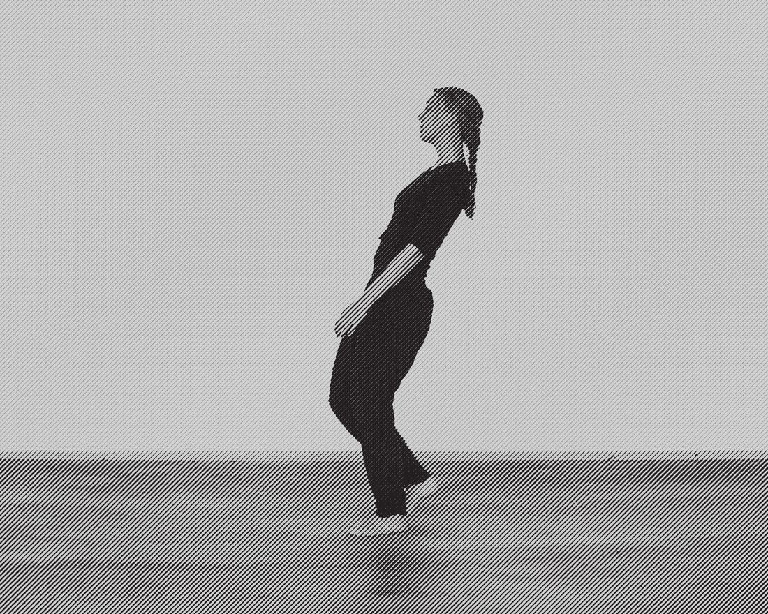 Walk backwards slowly.
