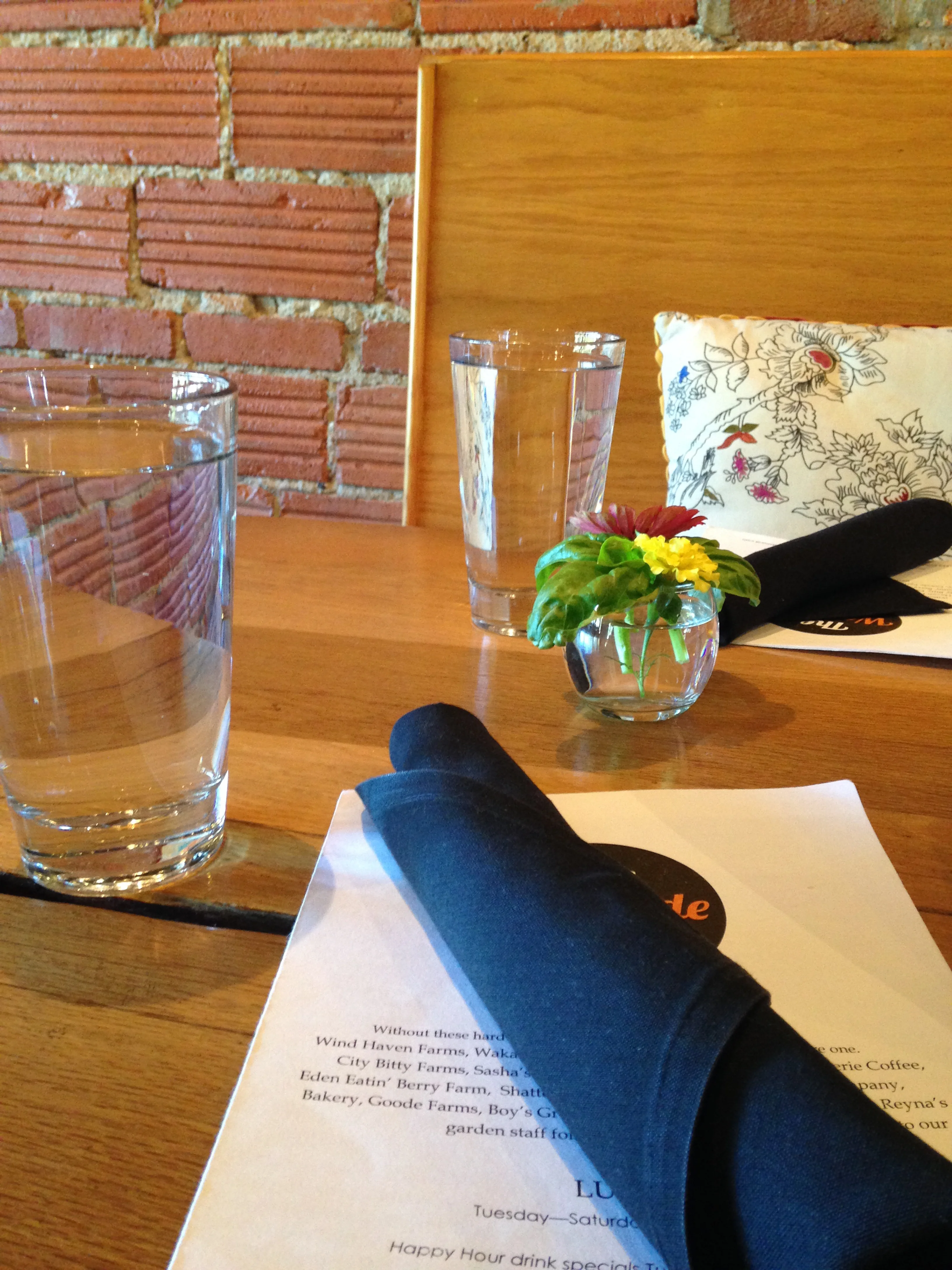 Westside Local, where I had lunch with the loveliest in the business.