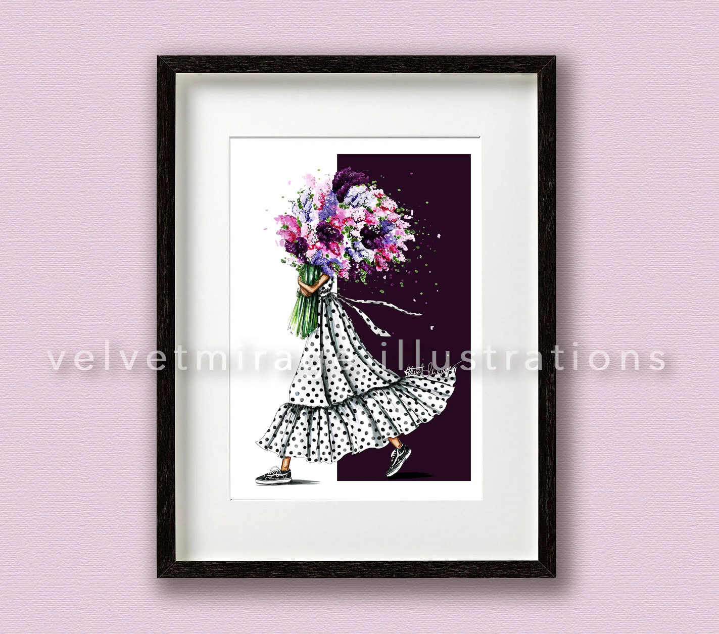 "Lilac Dream" Fashion Print