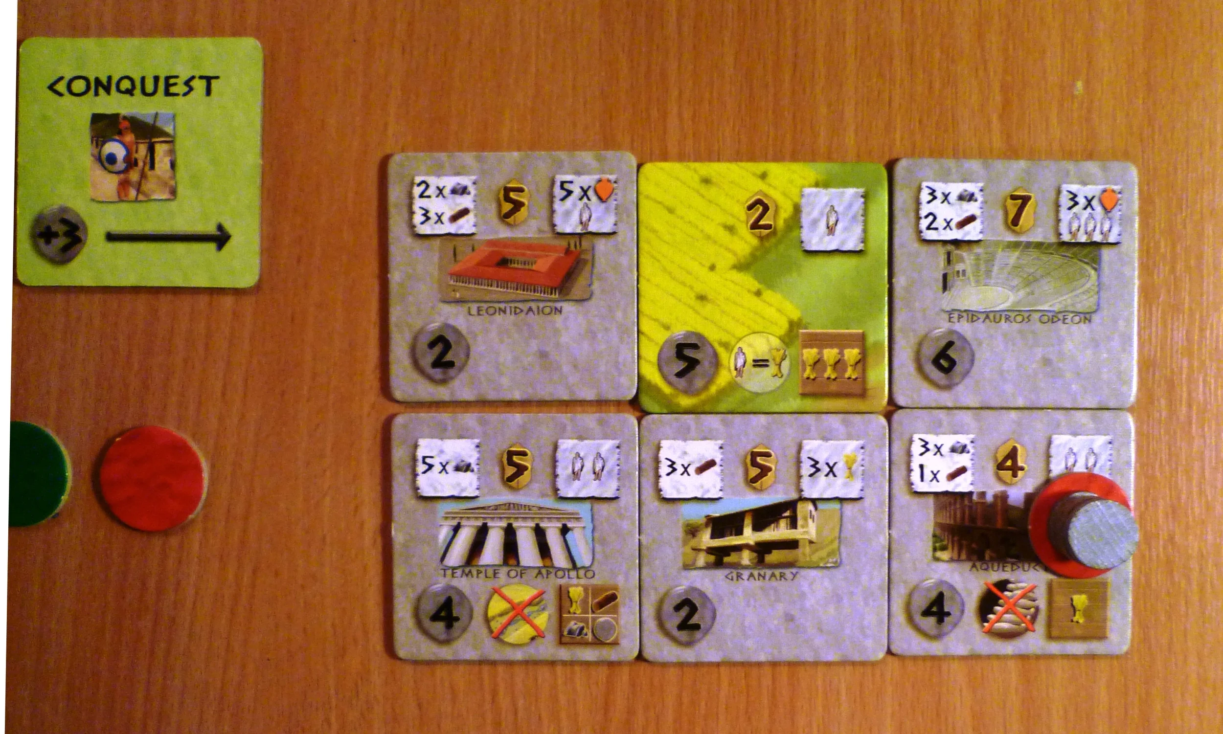 Tiles for auction in Peloponnes