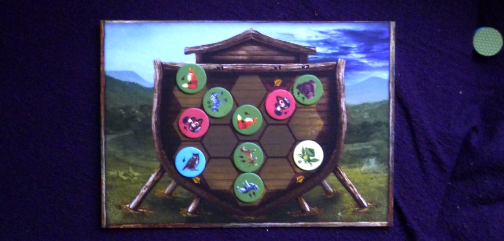 The same Ark after the carnivores have been nibbling and duplicate animals have been removed.