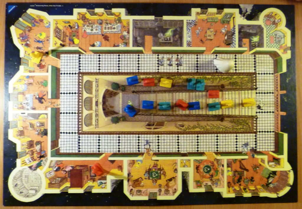 Aerial view of the board