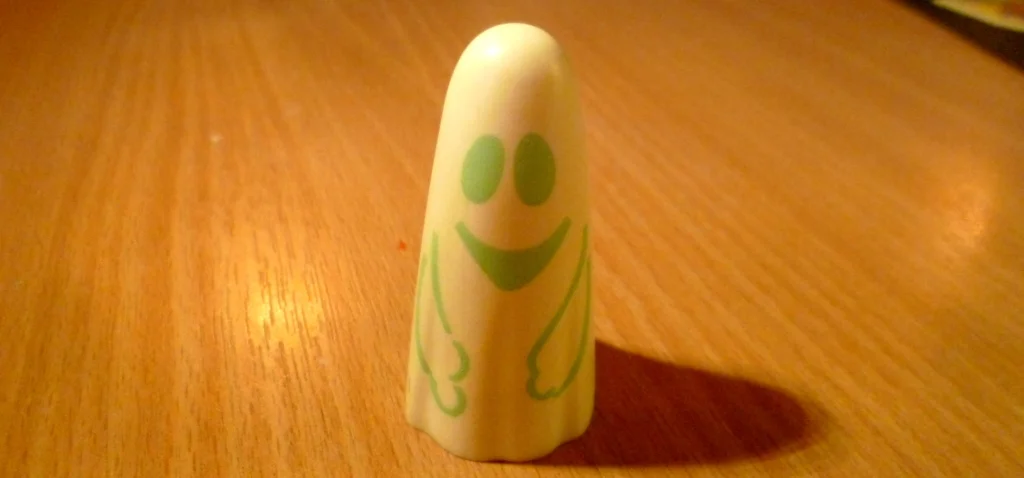 Hugo the really friendly ghost.