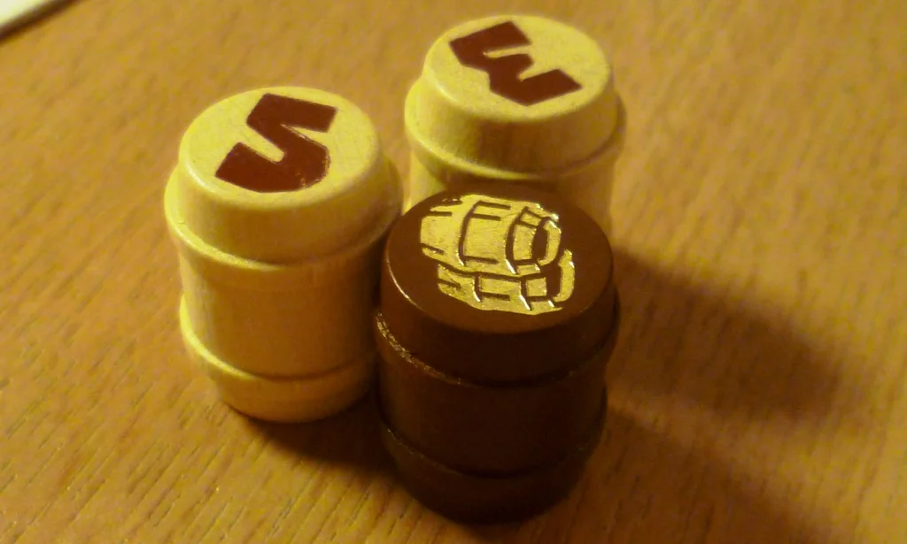 8 Barrels of Beer and either the 5 or the 3 MUST be doubled