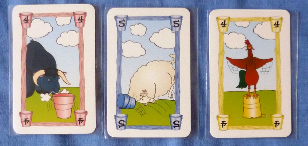 Cards used in Bucket King