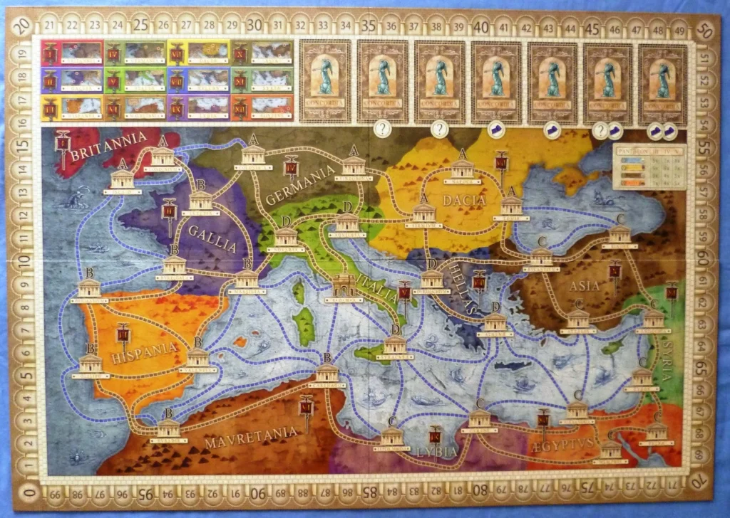 One of the several boards available for Concordia