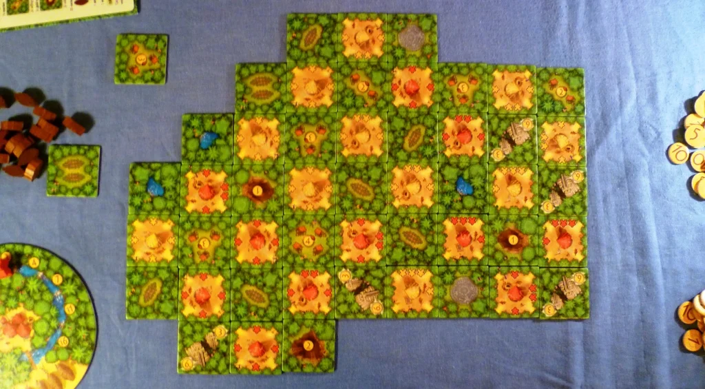 End situation in our 2 player Cacao game
