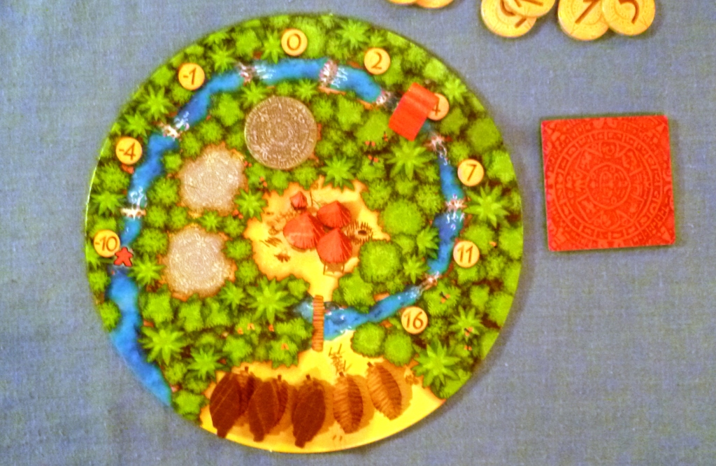 Your village can only store 3 coins, in a 4 player game you need to fill all 3 coin stores. 