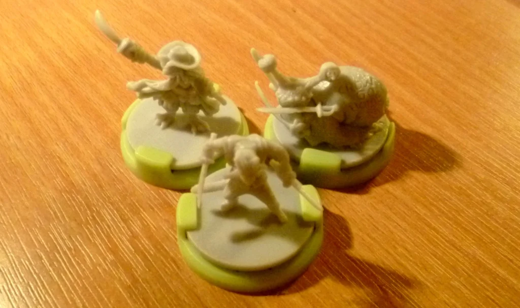 Some of the miniatures