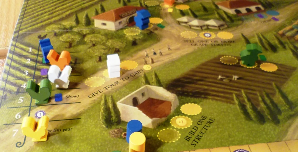 The Cockerels on the left indicating player order