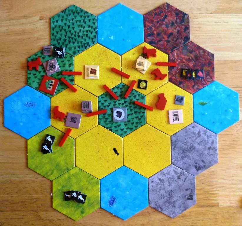 The game being played above is a solo scenario