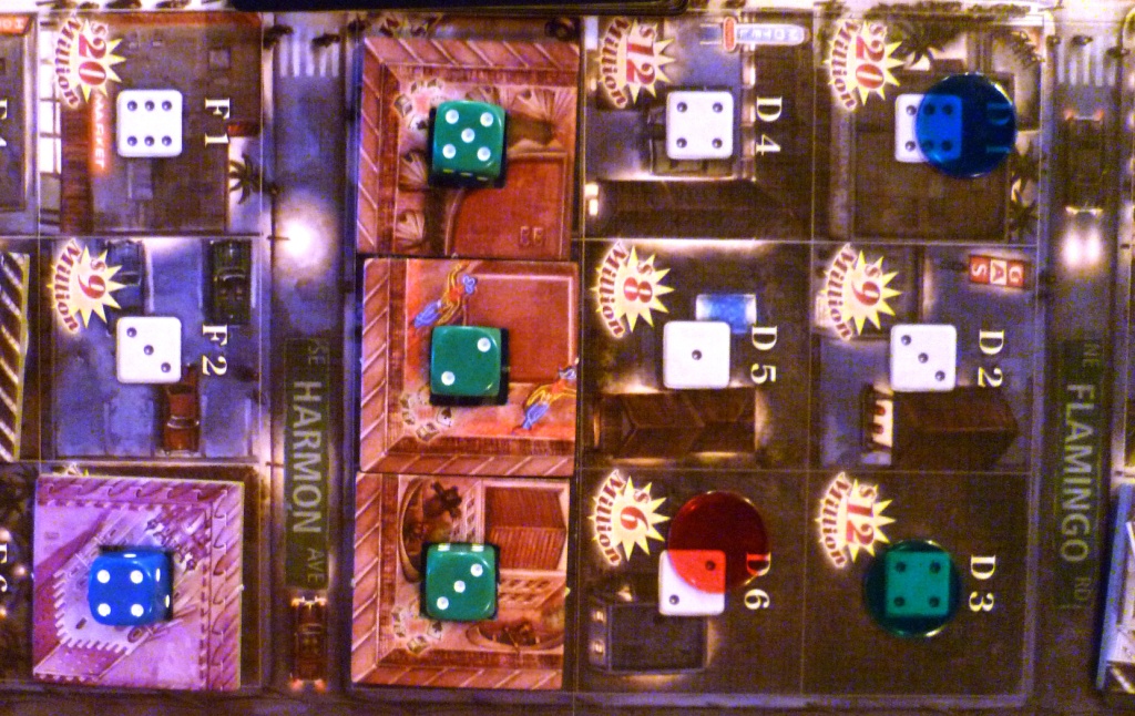 A sector of the board of Lords of Vegas