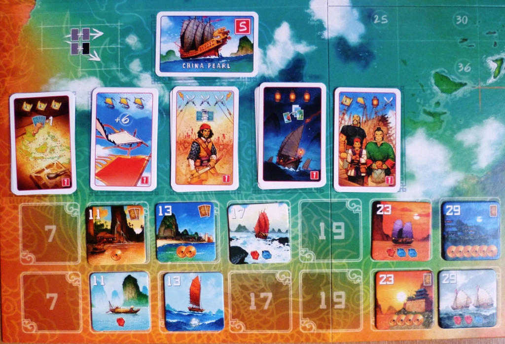 Madame Ching showing the remaining treasure tokens