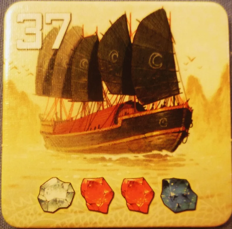 I had to reach square 38 or beyond to win this tile which gave the gem rewards shown