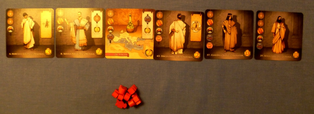 The winning hand of cards
