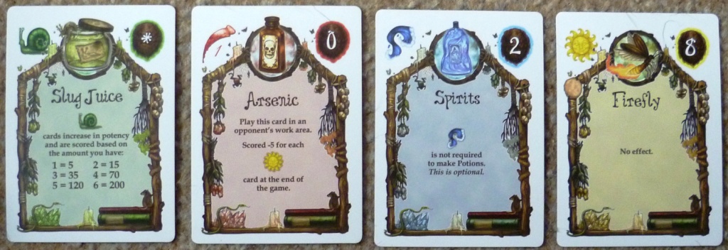 Level 1 cards - Ingredients