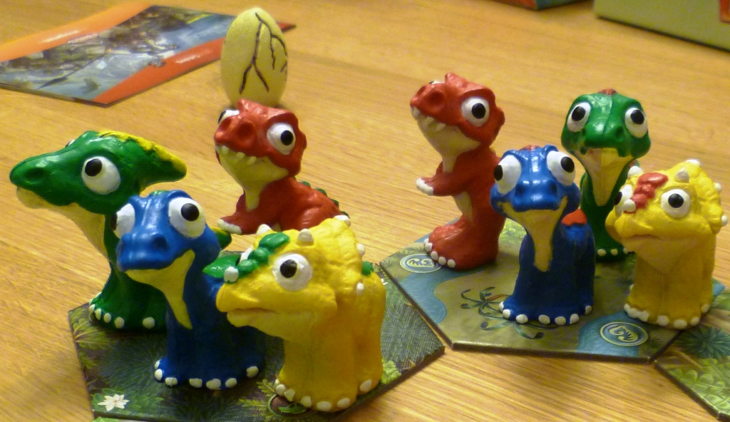 These guys are doing their best to escape the lava that is slowly creeping up behind them.