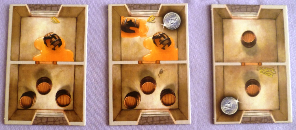 Three of the Warehouses available which can be played either way round thus making every game a little different