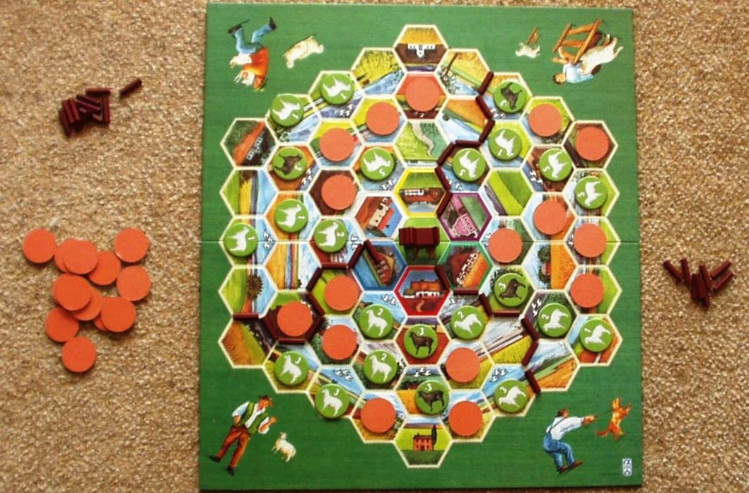 Sheep and fences playing 2-6 players.