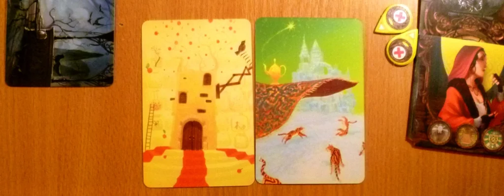 Mysterium "vision" cards (quite "dixit" like in my opinion).