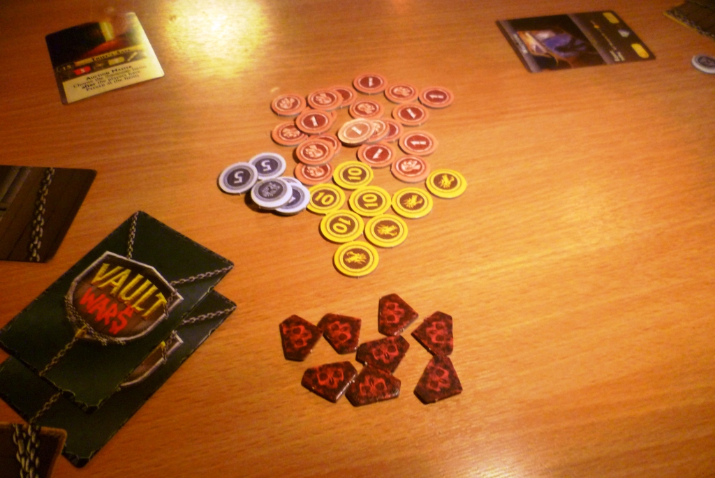 Some of the pieces in Vault Wars