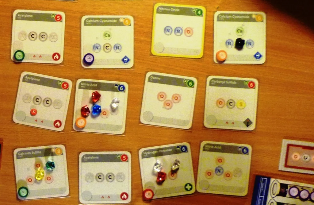 Some of the compounds in play