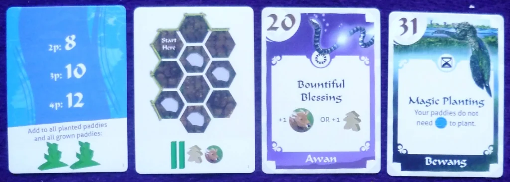 Some of the cards from Spirits of the Rice Paddy