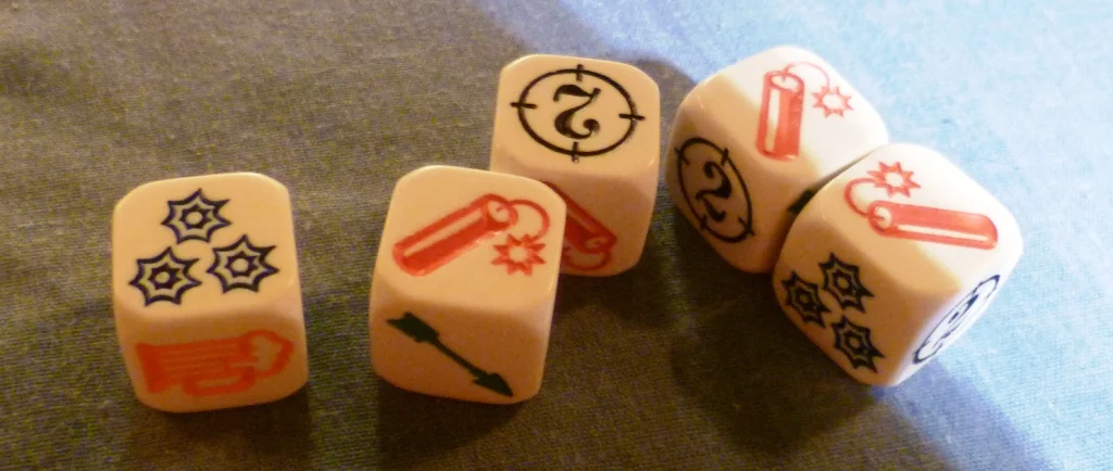 Dice for Bang the Dice game