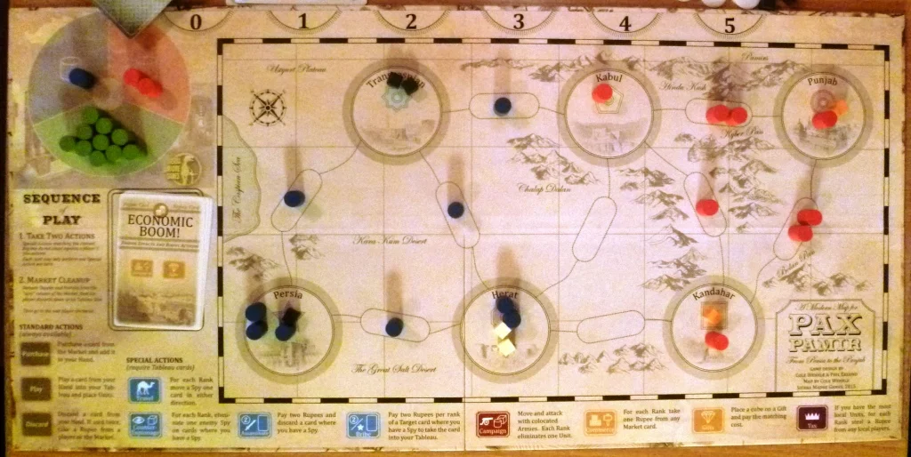 Pax Pamir player board