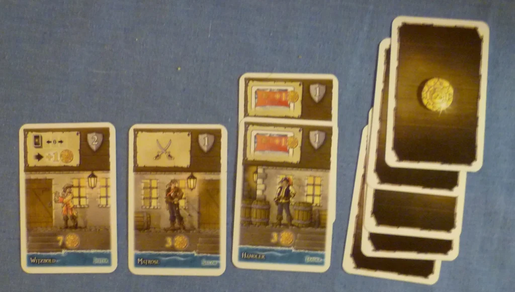 One of the players hands in Port Royal