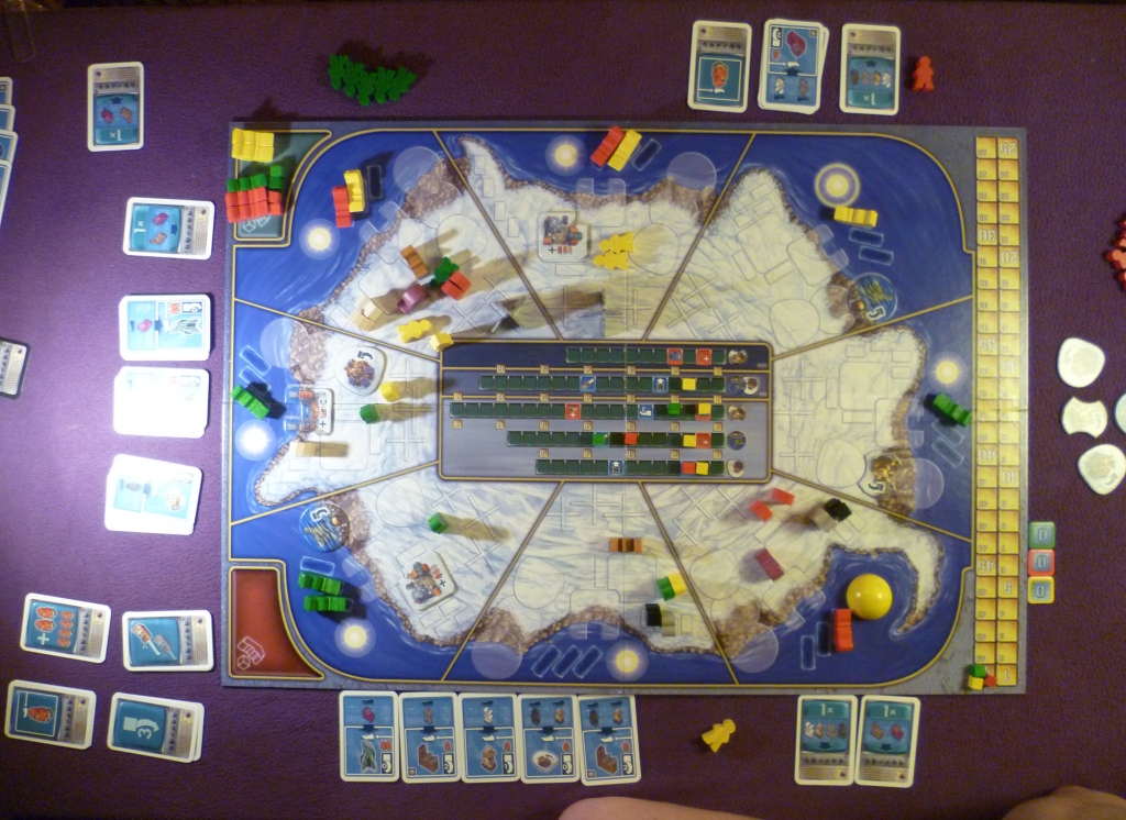 Antarctica Board mid-game