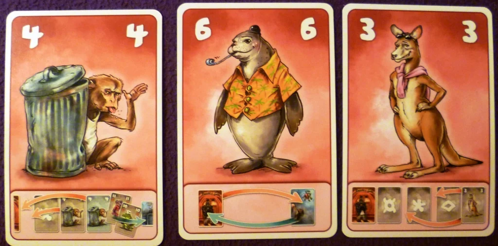 3 of the cards from my deck, the seal swaps the front of the queue for the back