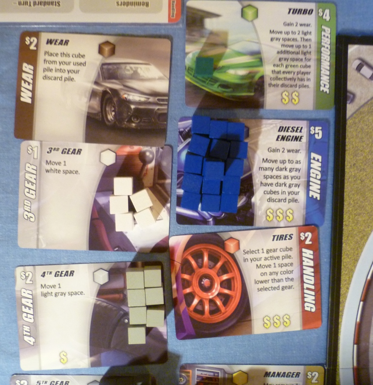 Some of the cards in Automobiles