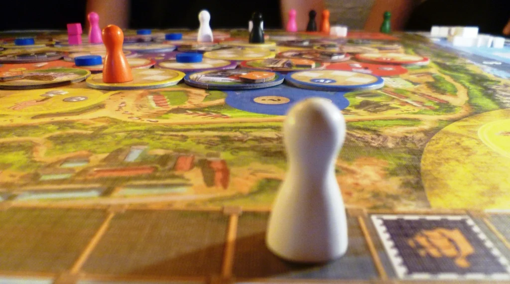 The white pawn has quite a lead from concentrating on the camps around Quebec