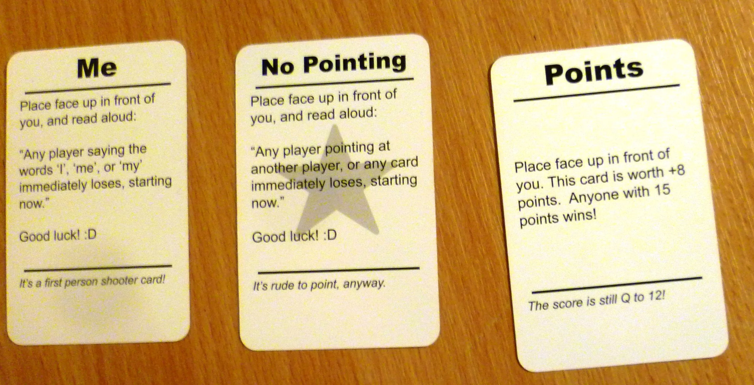 We didn't Playtest This