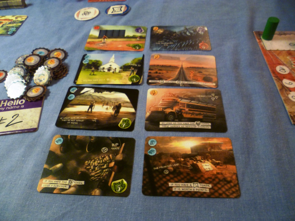 Journey set up for a four player game