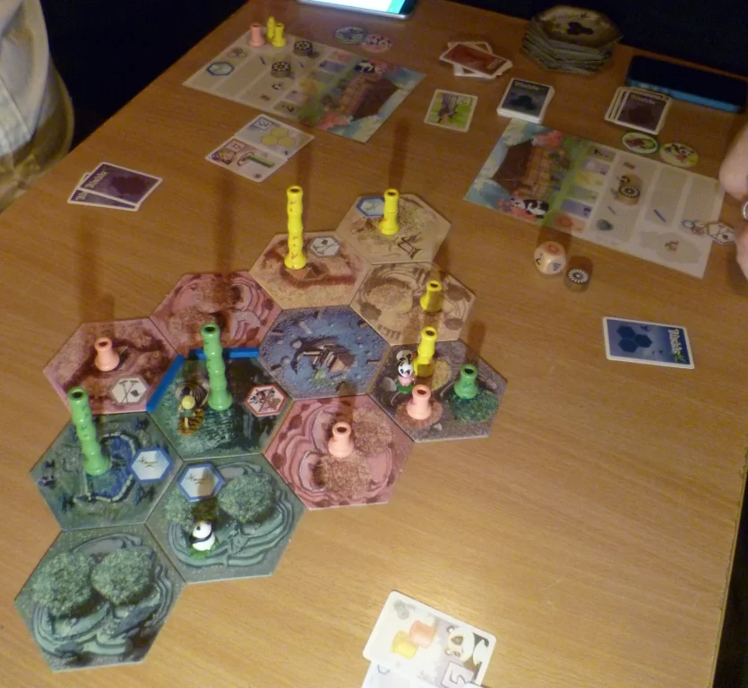 Takenoko about 1/4 into the game