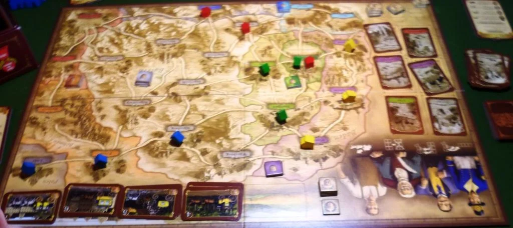 Thurn & Taxis early in the game