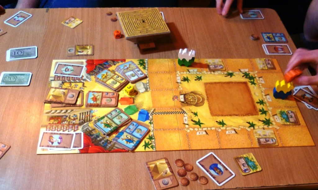 Camel Up about a 1/3 into the game.