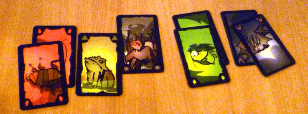 Cockroach Poker, the more cards in front of you the worse it is.