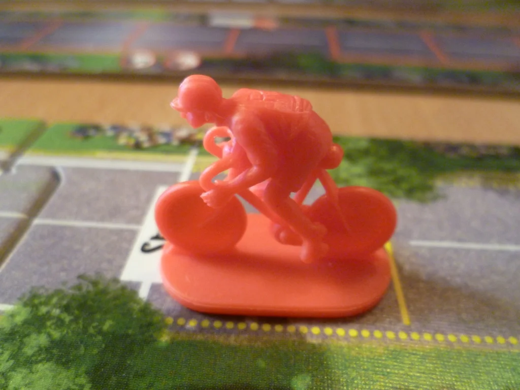Flamme Rouge cyclist in rouge