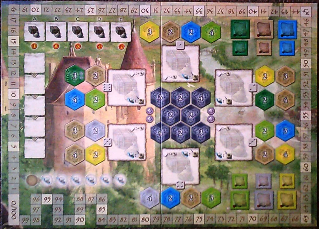 The central game board