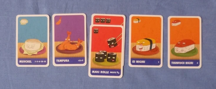 Sushi Go! - not a high score here.