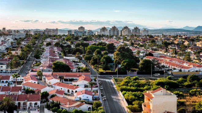 The incident happened at a holiday complex in Torrevieja