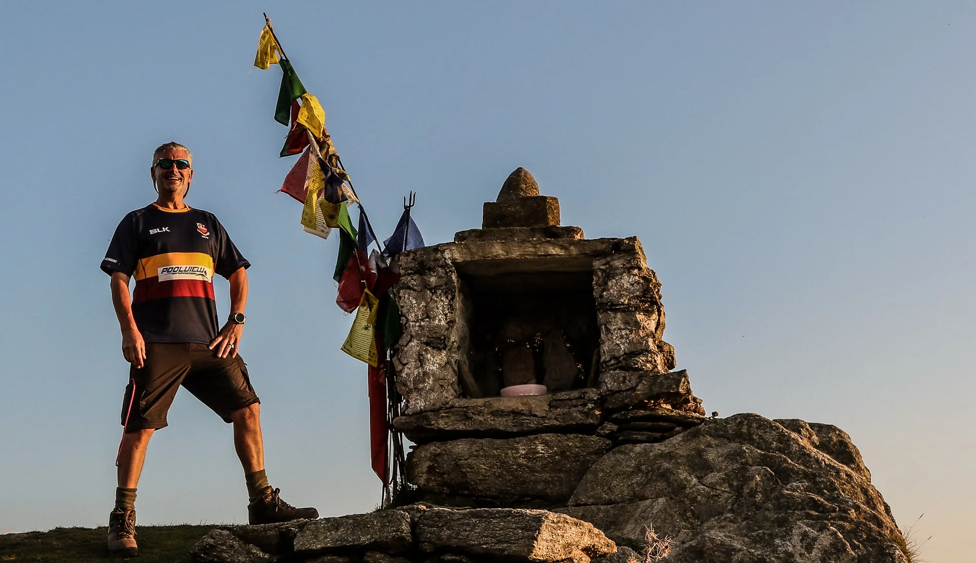 Robin McGloughlin at 3800 metres