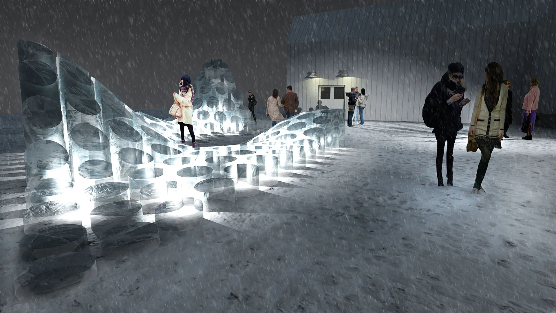 SUNDANCE ICE INSTALLATION
