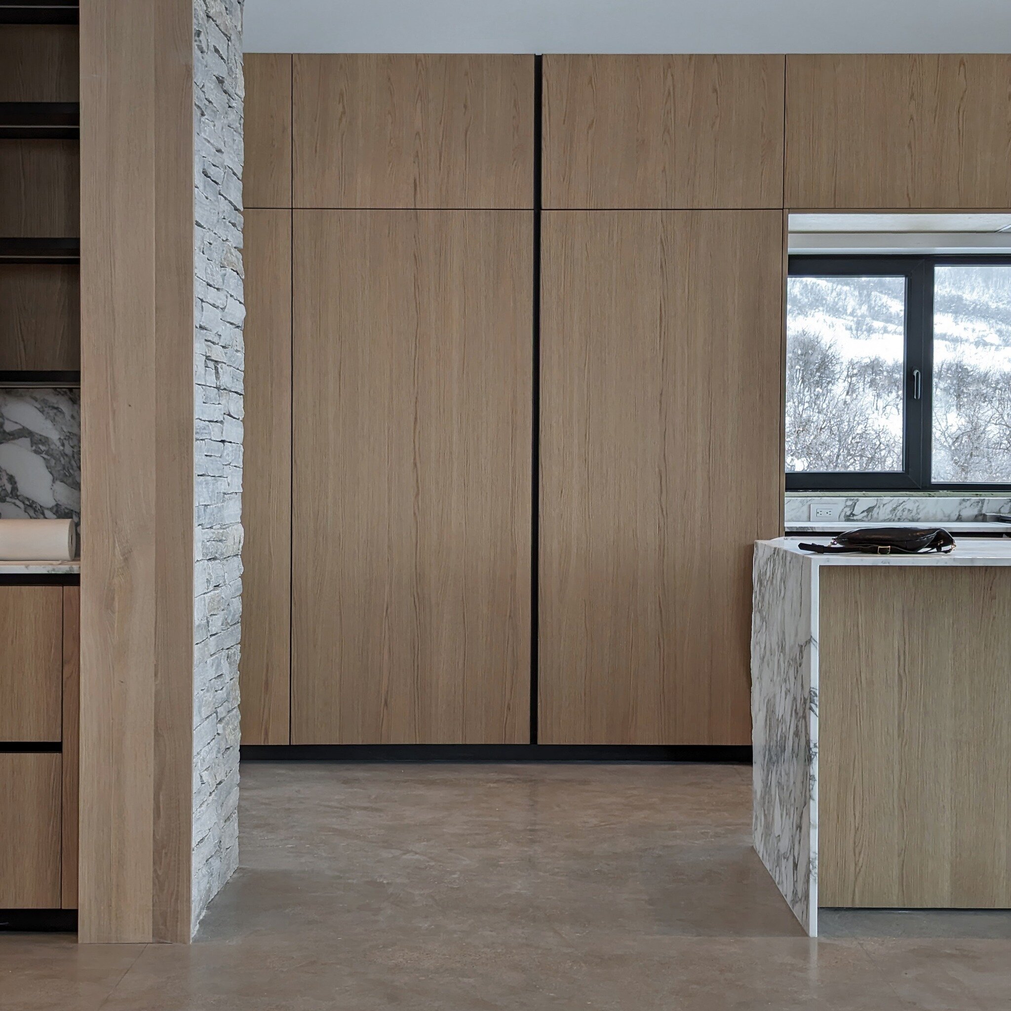 a kitchen nearing completion #modern #utah #home