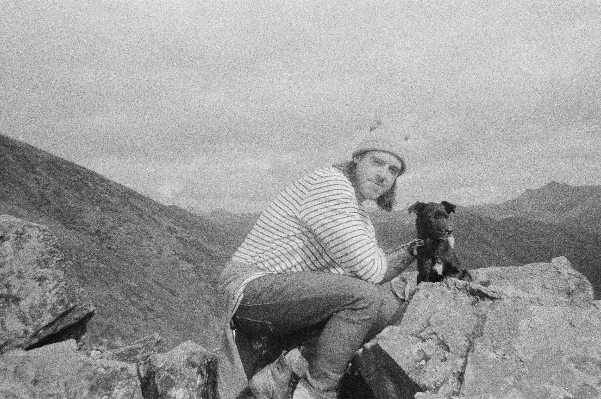 Dylan and baby Ranger, a week or so after we adopted Ranger.