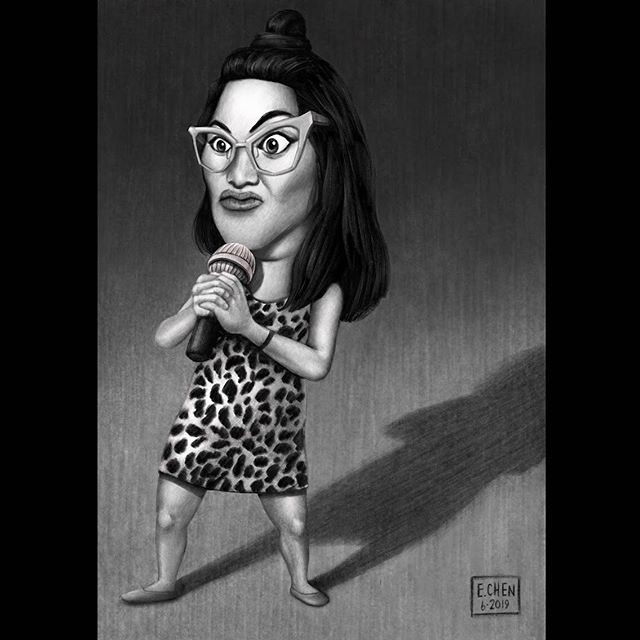 I love #AliWong&rsquo;s standup work. I can&rsquo;t think of a #standup doing better work out there right now. So here&rsquo;s my second piece in my series of #AsianAmerican #Portraits. Again, DM or comment with any ideas you might have for future po