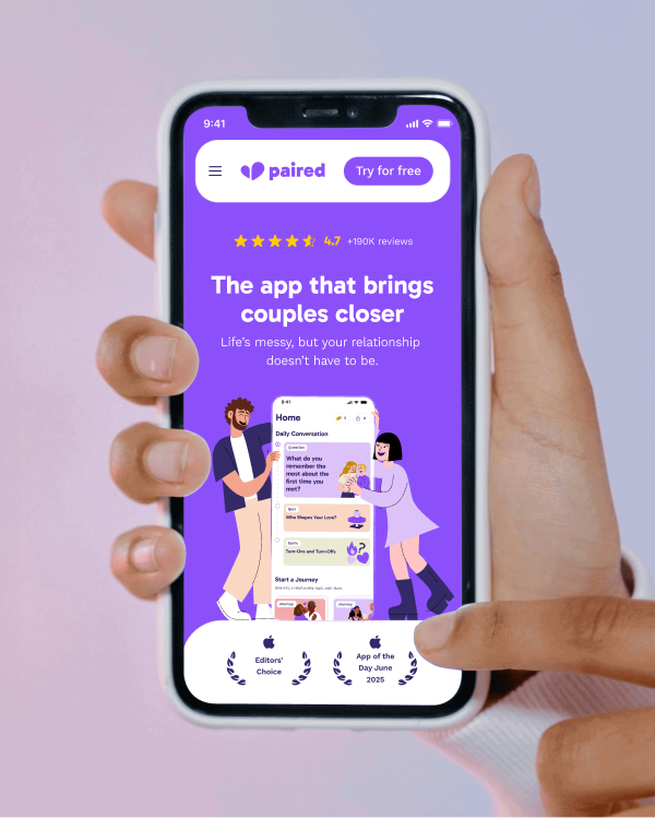 Paired Homepage Redesign